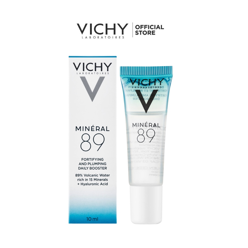 Bộ sản phẩm serum khoáng phục hồi chuyên sâu Vichy Mineral 89 50ml + 10ml x4