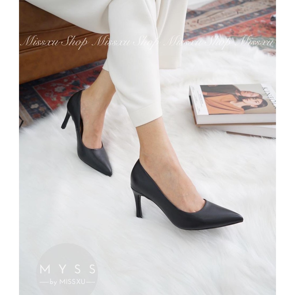 Giày cao gót nữ da thật cao cấp 7cm MYSS - CGDT01