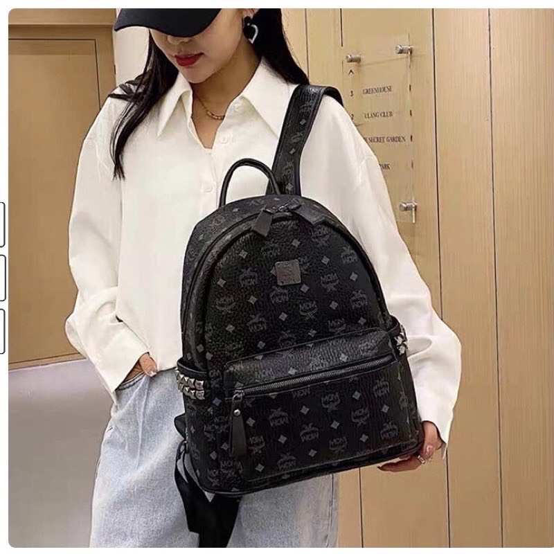 Balo da đi học size 40 chất da cao cấp phù hợp đi chơi, đi học SMN364