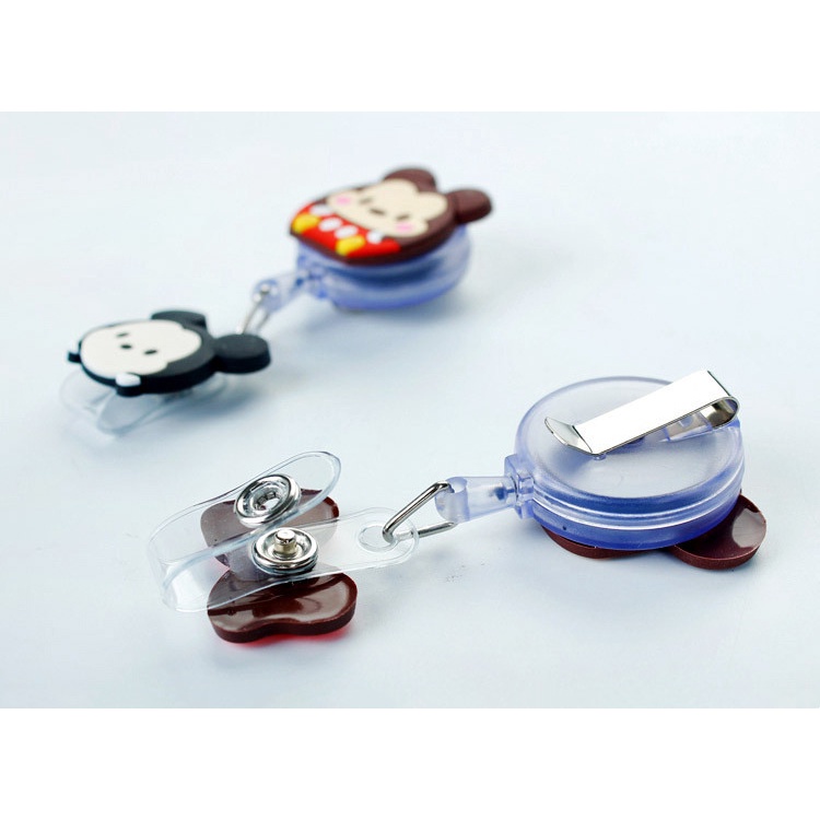 Móc Treo Thẻ ID / Thẻ ID Có Thể Thu Gọn Họa Tiết Y Tá Dễ Thương
