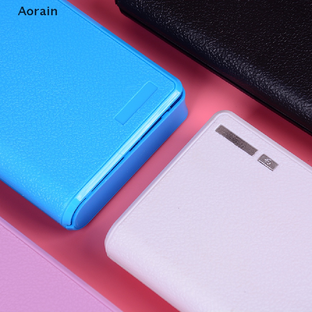 Pin Sạc Dự Phòng Tự Làm 6 Pin 18650 20000mAh Hai Cổng usb Cho Điện Thoại