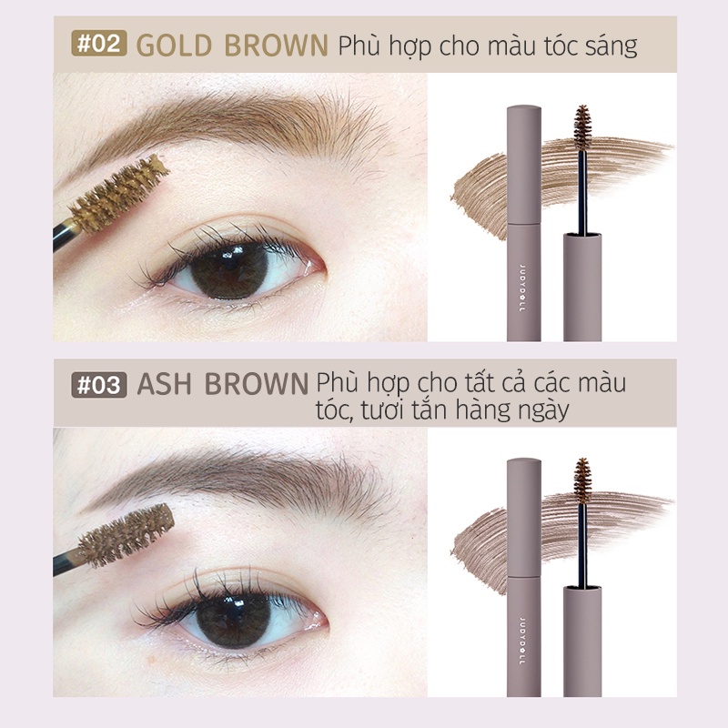 Mascara chải lông mày JUDYDOLL tự nhiên chống thấm nước và chống mưa bền màu