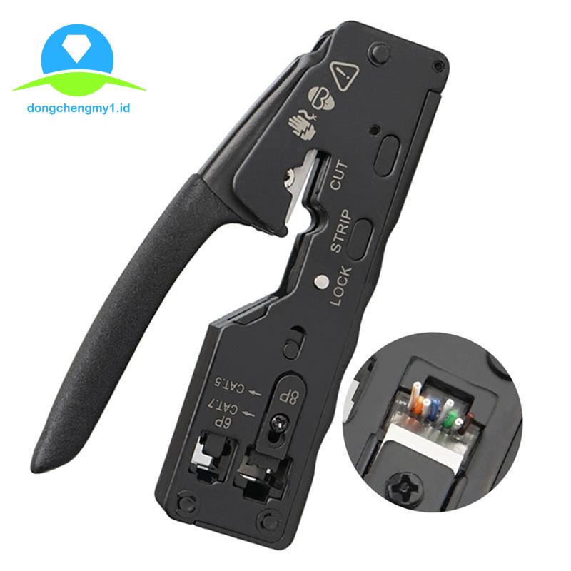 Kìm uốn dây cáp mạng cho Rj45 Cat7 Cat6 Cat5 Rj11 Rj12