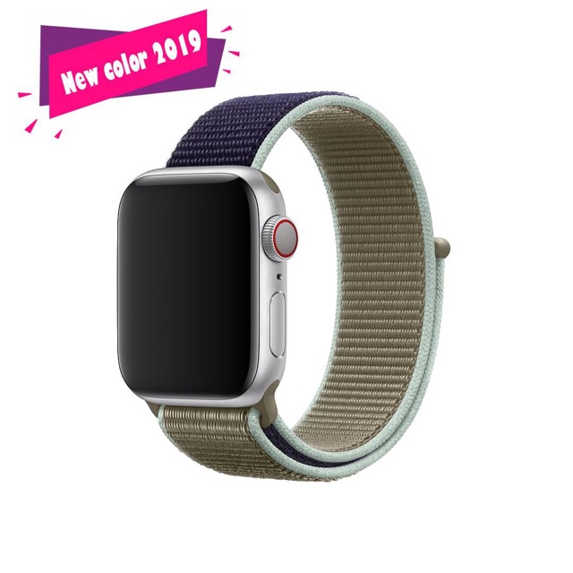 [Mới nhất 2021] Dây Nylon Vải Dán Apple Watch Sport Loop