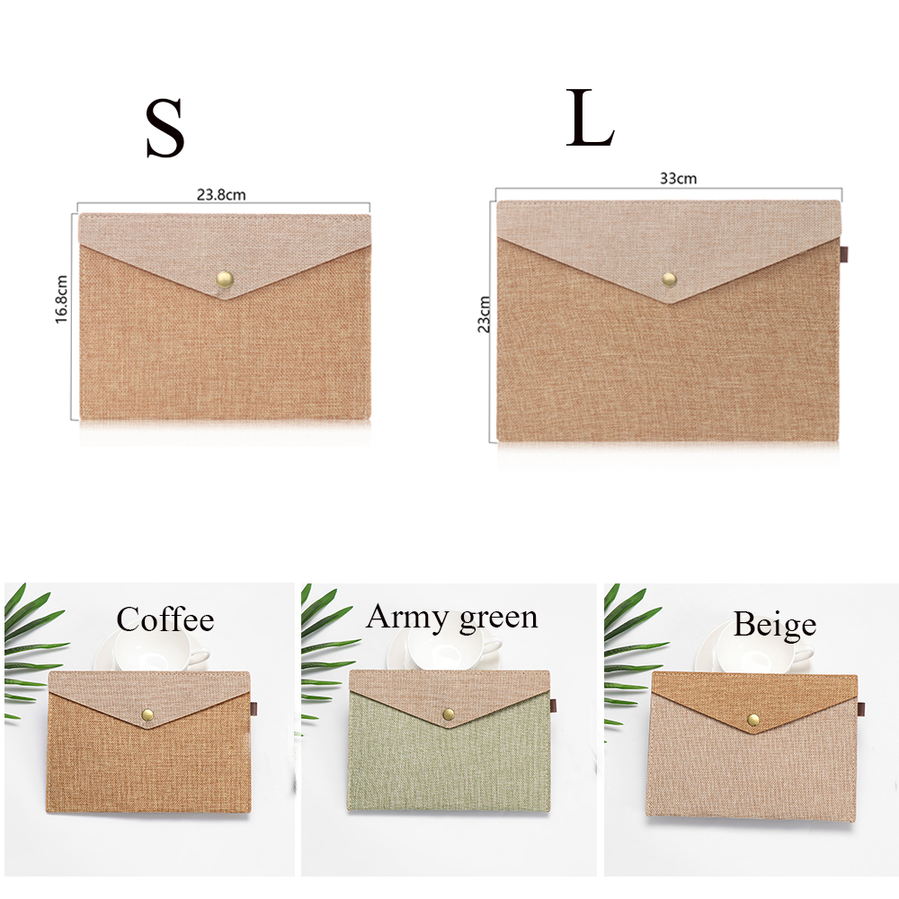 Túi Đựng Tài Liệu Bằng Vải Canvas Tiện Lợi