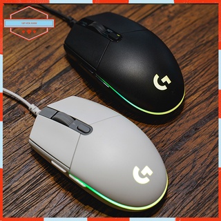 Chuột gaming máy tính có dây logitech g102 màu trắng led rgb mouse vi tính laptop pc chơi chuyên game
