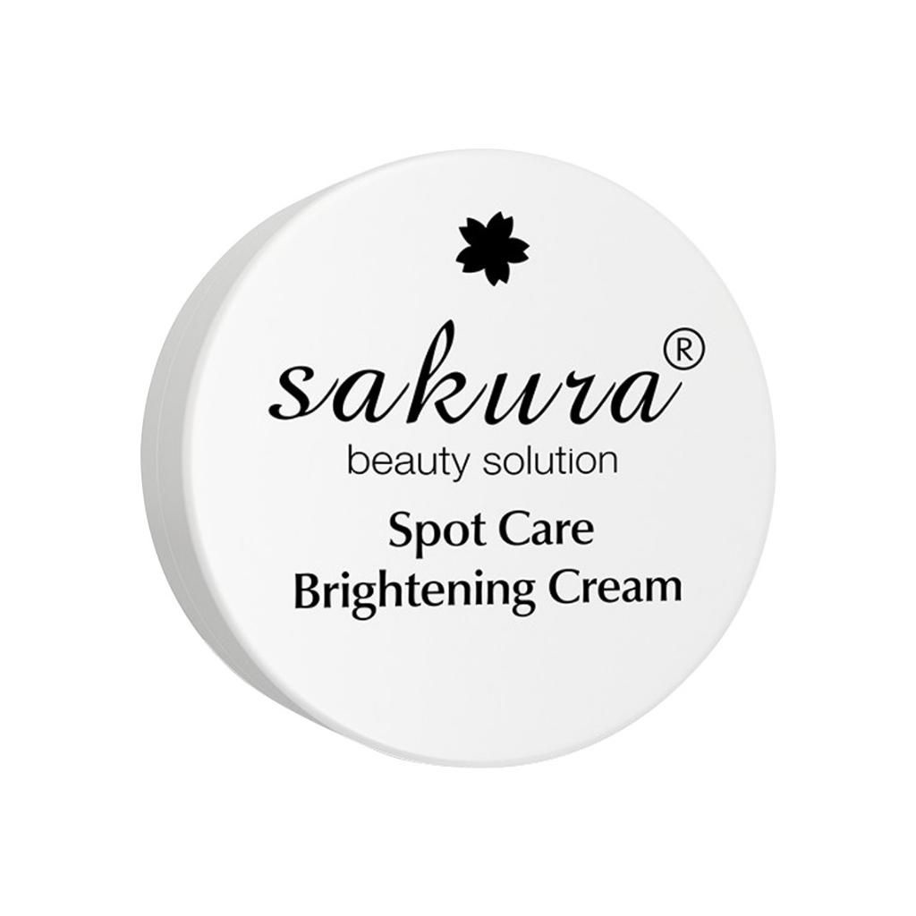 Kem Dưỡng Trắng Da Sakura Spots Care Brightening Cream Phục Hồi Hư Tổn, Ngừa Sạm Nám (Hộp 10g - 45g)