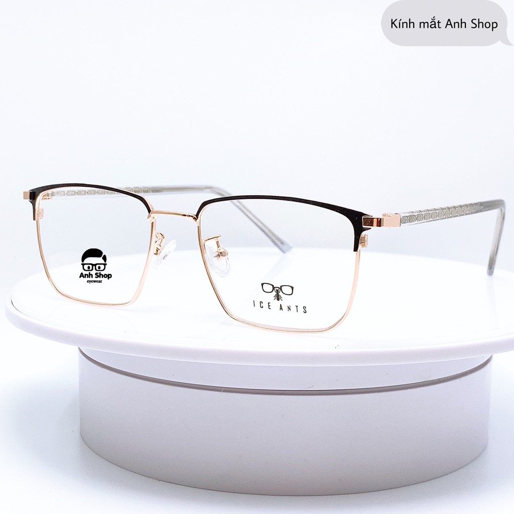 Gọng kính vuông kim loại thời trang đẹp long lanh ms 1031 Anh Shop nhận cắt mắt cận viễn loạn | BigBuy360 - bigbuy360.vn