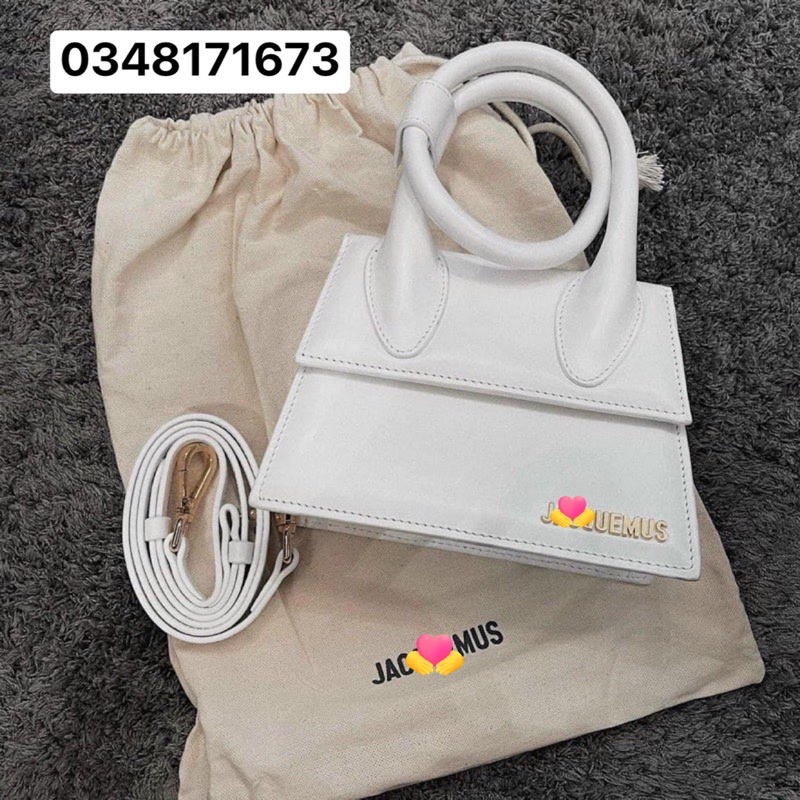 Túi JacQue mini sẵn 2 màu cầm tay đeo chéo đều được kèm ảnh thật