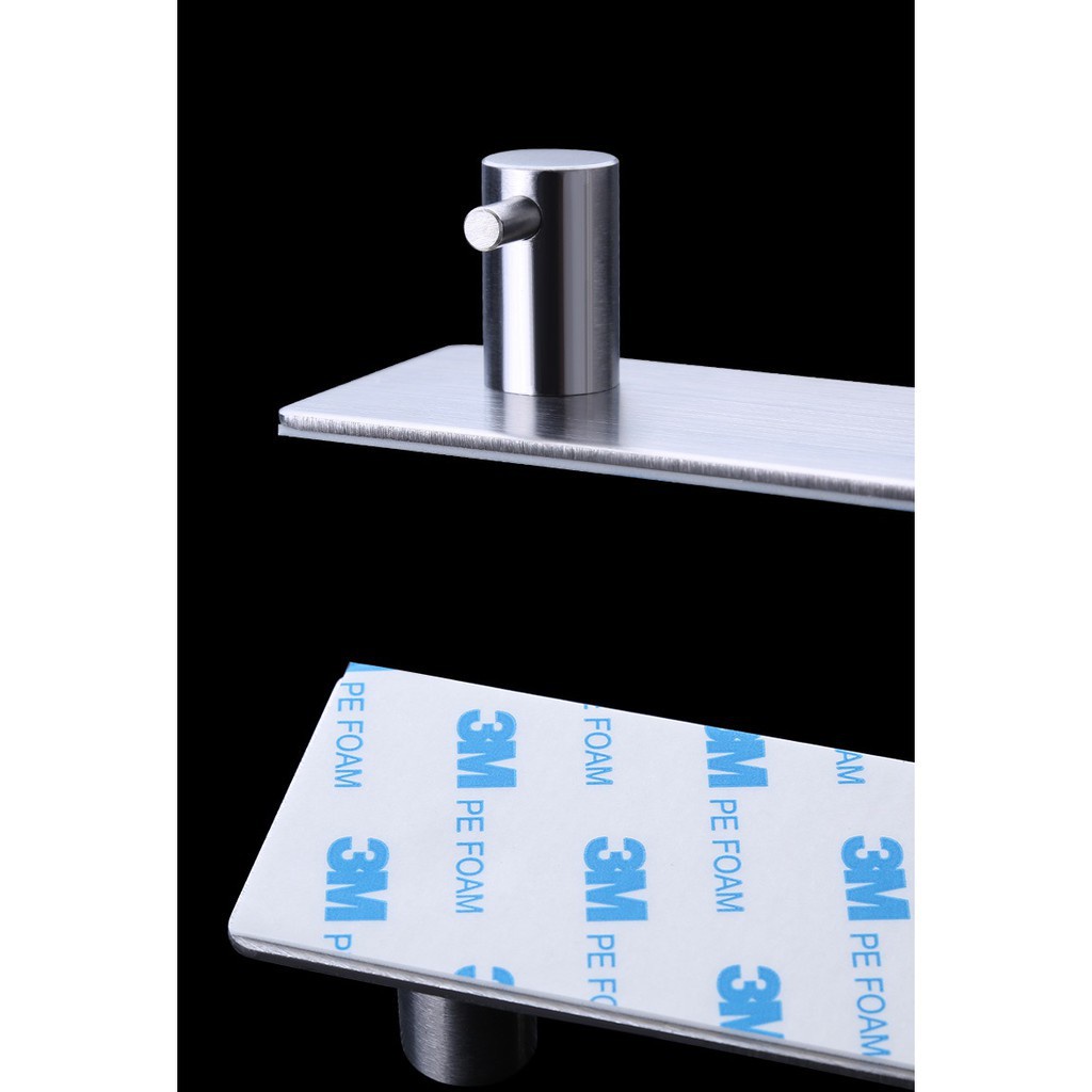 Móc Treo Quần Áo INOX SUS304 Dán Tường Keo 3M Không Cần Khoan - NENON