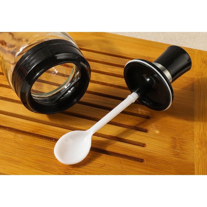Hũ Gia Vị Kèm Muỗng Cực Xịn Gia Vị Không Bị Ẩm Ướt