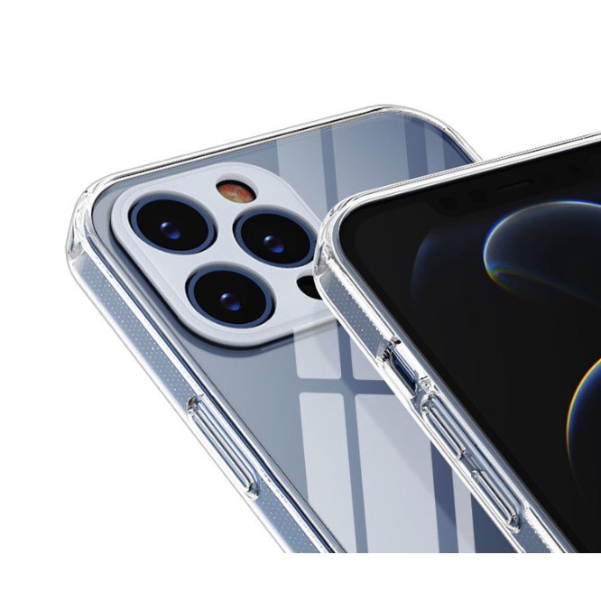 Ốp lưng iPhone 13 Seri loại cao cấp -TẶNG KÈM KÍNH CƯỜNG LỰC. Chống rơi hai trong một Shield Crystal Tone [Độ dày 1.5MM]