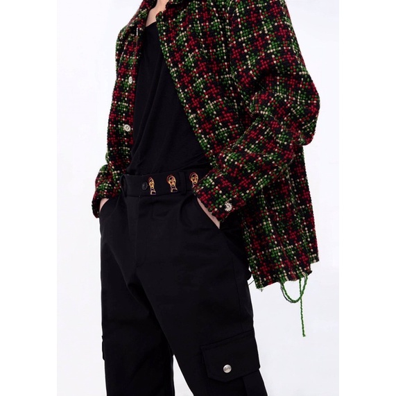 Áo dạ tweet dệt len sắc màu trong bộ sưu tập mùa đông 2021 WAGG