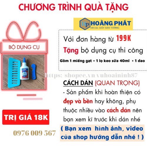 Giấy dán tường 3d  ⚡FREESHIP⚡ Giấy dán tường giả gỗ trang trí cỏ 3D khổ 53cmx10m