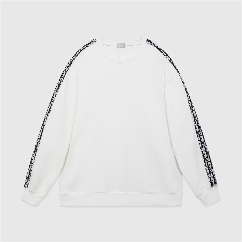 D &amp; OR Advanced Áo Sweater Dệt Kim Jacquard Cổ Tròn Ghép Nối Đơn Giản Đa Năng Cho Cặp Đôi