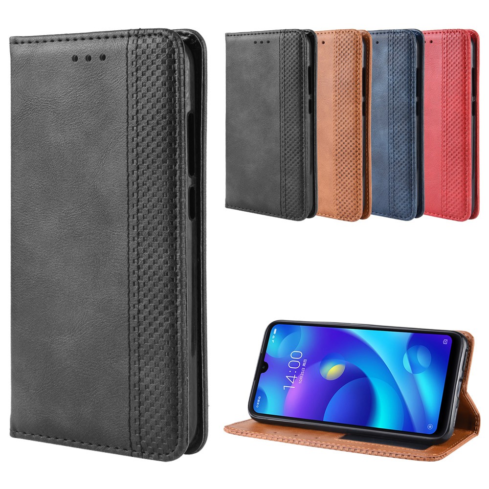 Bao da điện thoại di động Xiaomi Mi Redmi Go Note 6 7 8 Pro Y3 K20 9T 7A Flip Faux Leather Phone Case Back Cover