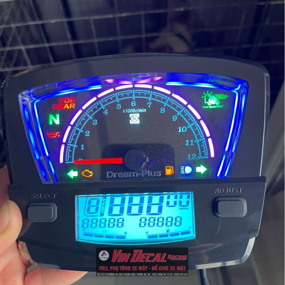 Đồng hồ điện tử cho Dream 50cc 100cc dream thái dream việt