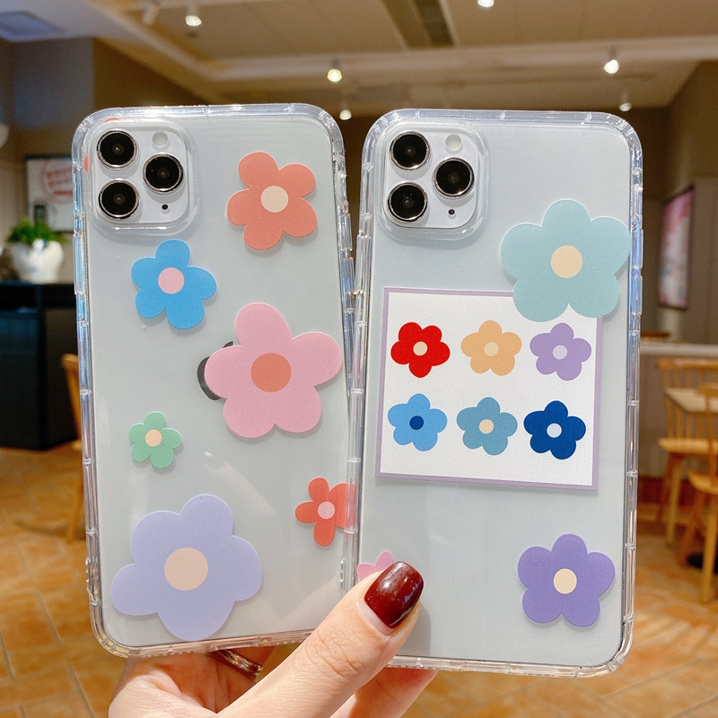 Ốp Lưng Tpu Mềm Trong Suốt In Hình Hoa Cho Iphone X / Xs / Xr / 6 / 6s / 6 Plus / 7 / 8 Plus | BigBuy360 - bigbuy360.vn