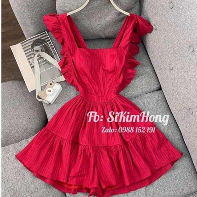 [Mã FAMARAL1 giảm 10K đơn 50K] Đầm jump nơ buộc sau lưng dễ thương Mã_324(Ảnh shop chụp 100%) | BigBuy360 - bigbuy360.vn