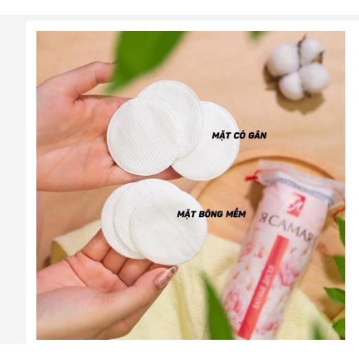 Bông tẩy trang Nga 100% cotton Mẫu mới 120 miếng