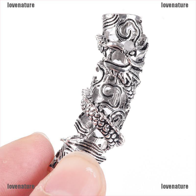 Vintage Dragon Dreadlock Beads Hair Beads Ring DIY Bracet Jewelry Hand Craft