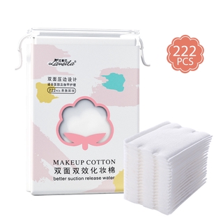 Gói 222 Miếng Bông Tẩy Trang Hai Mặt Dày Dặn Co Giãn