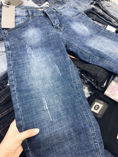 QUẦN JEAN NAM FORM SUÔNG CHẤT DÀY DẶN XỊN XÒ QN393