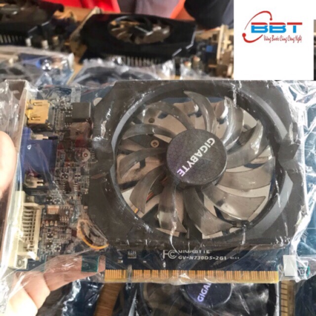 [Mã ELCLJUN giảm 7% đơn 500K] [ Free ship] Card màn hình Giga , Galax Gt730 D5 2gb. Chơi game PUPG, LOL, FIFA....
