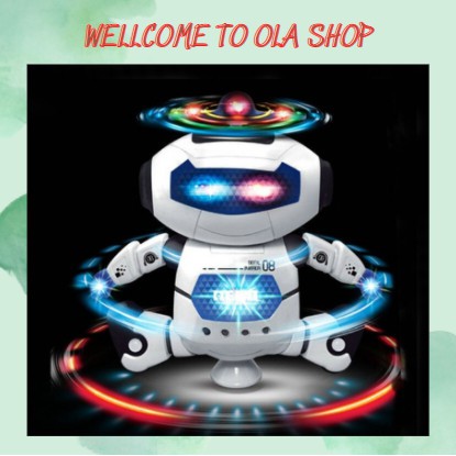(FREE SHIP) Robot Biết Nhảy Và Hát Xoay 360 Độ -DC2290