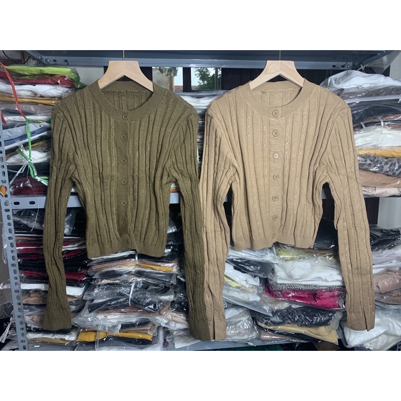 ÁO LEN NÚT THỪNG CHẤT ĐẸP MS15202 | BigBuy360 - bigbuy360.vn