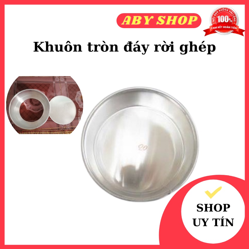 Khuôn tròn đáy rời ghép ⚡ HÀNG CAO CẤP ⚡ khuôn tròn đáy rời dùng để làm bánh bông lan, gato