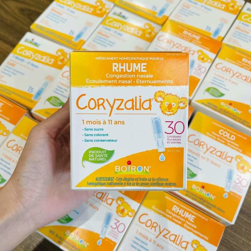 [Date 2023] Muối Coryzalia muối vi lượng Coryzalia Boiron Canada - Mỹ