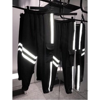 Quần jogger phản quang Unisex (Chụp flash mới PHẢN QUANG) - GQ01