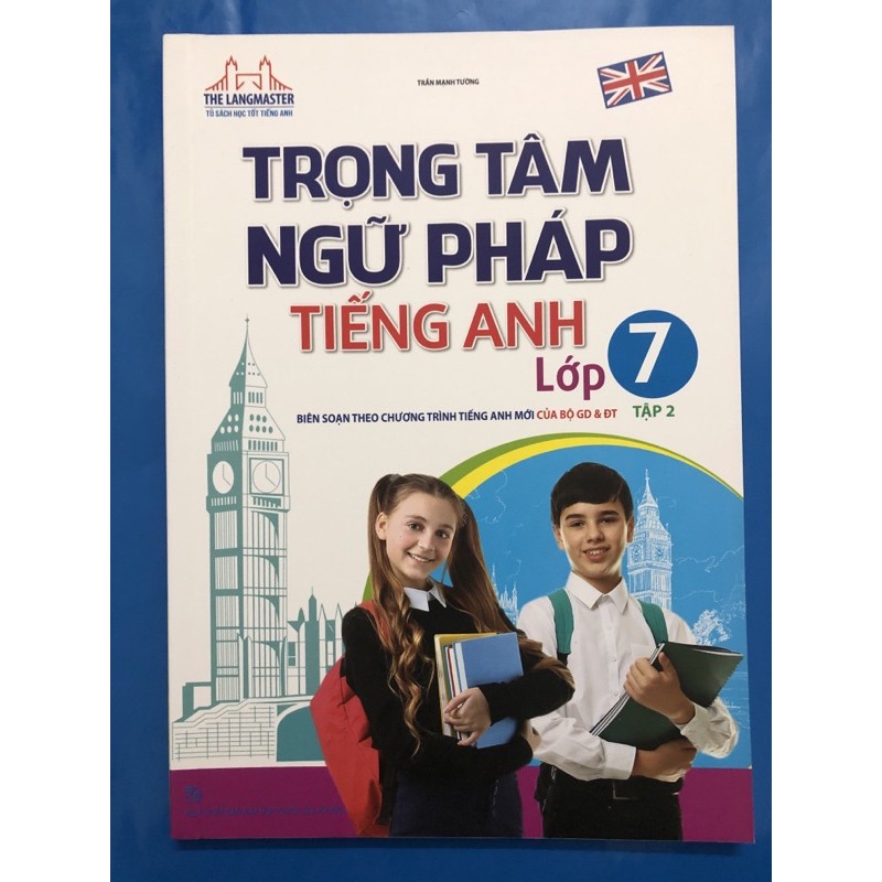 Sách - Trọng tâm ngữ pháp tiếng anh lớp 7 (Combo 2 tập)