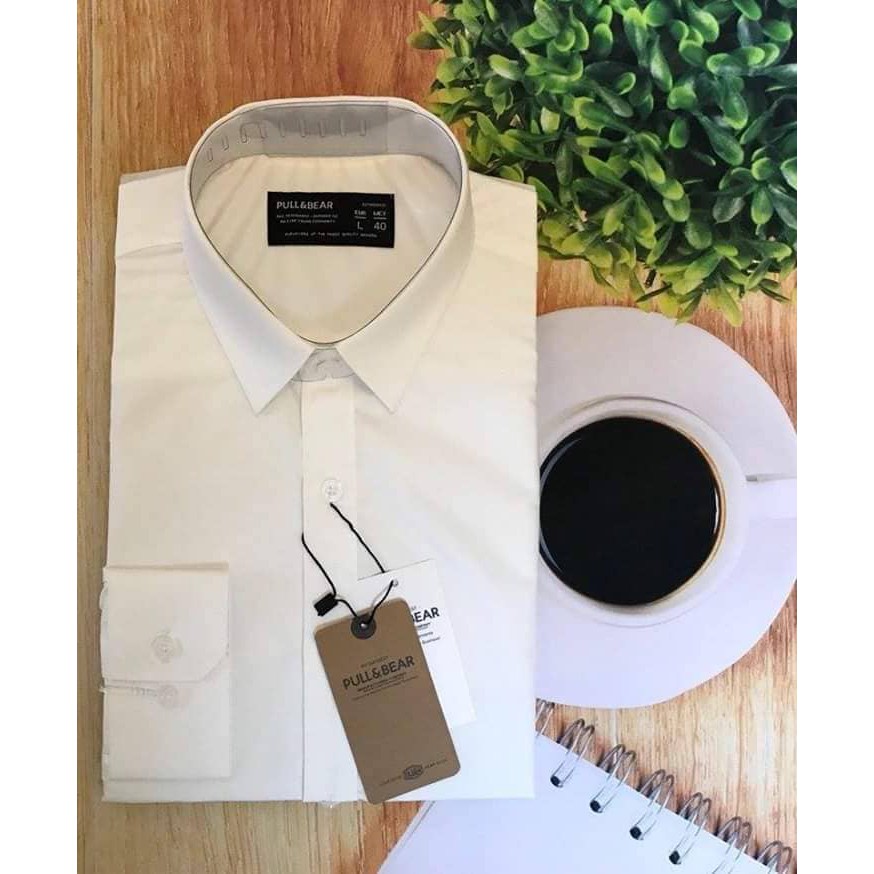 [Chỉ 1 ngày] Sơ mi lụa màu trắng kem cao cấp không nhăn, không xù, giá tận gốc | BigBuy360 - bigbuy360.vn