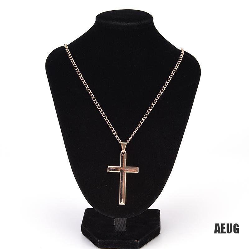 Vòng cổ Sợi Xích Mặt Thánh Giá Bằng Thép Không Gỉ Thời Trang Cho Nam