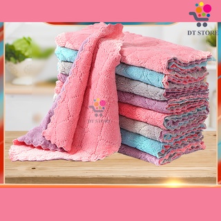 Khăn lau bát đĩa, khăn lau tay nhà bếp thấm hút nước, chất liệu cotton dày dặn mềm mịn