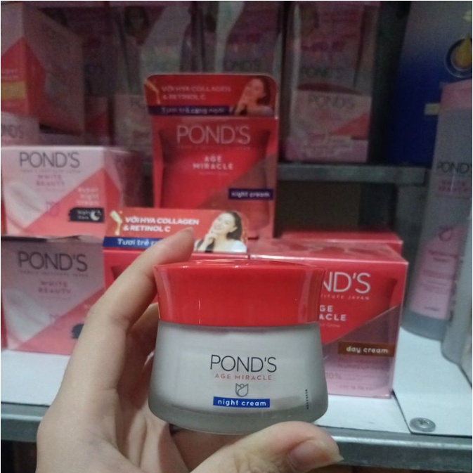 Kem chống lão hóa dưỡng da mặt Pond's Age Miracle ban ngày & đêm 50g - Shop Viloet