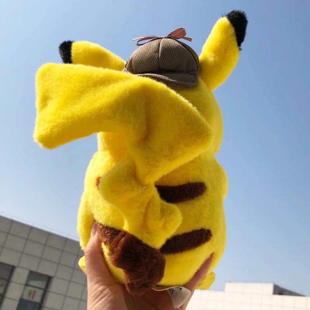Thú Nhồi Bông Hình Thám Tử Pikachu Dễ Thương Thời Trang 2019