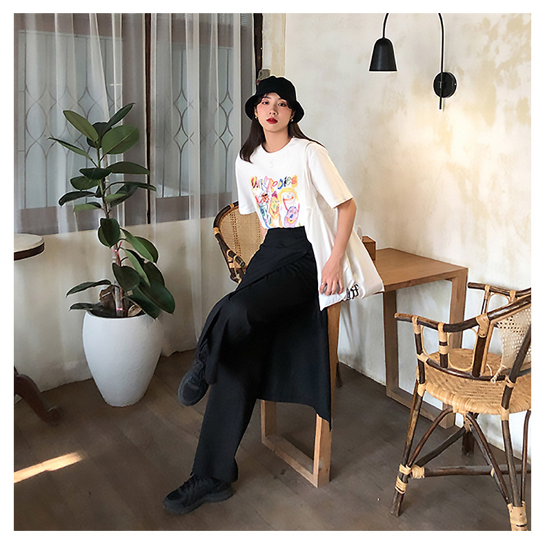 NRVP White short-sleeved female Korean loose half-sleeved T-shirt female 2020 new summer all-match bottoming shirt top tees