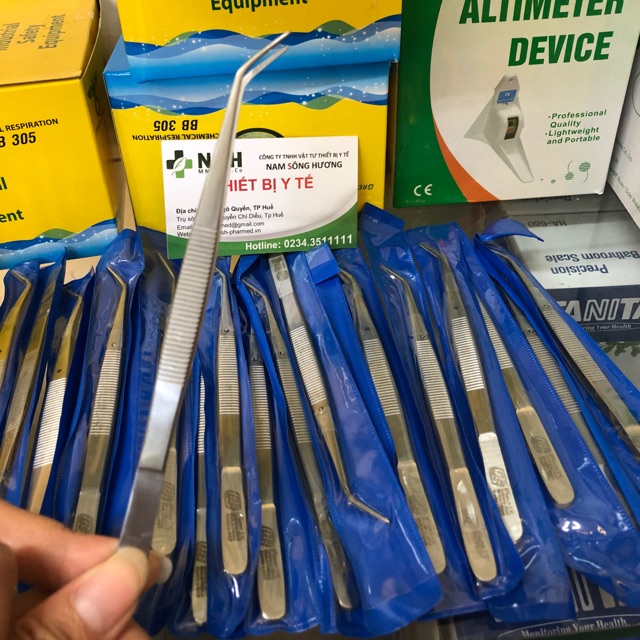 KẸP GẮP CONG  NỈA CONG NHA KHOA NHÍP GẮP CONG NHA KHOA 16cm