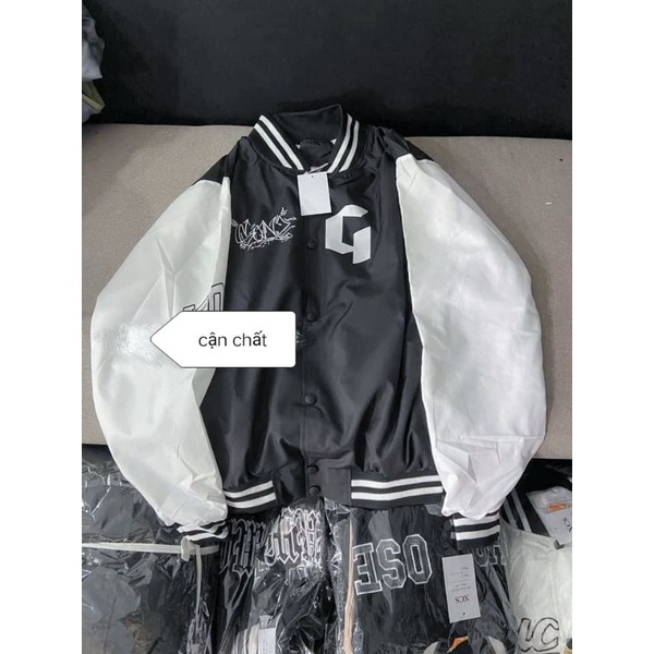 Áo khoác dù bomber jacket GONZ dù 2 lớp form rộng nam nữ
