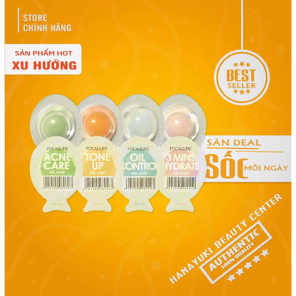 Combo Mặt Nạ Focallure Lõi Kép Dưỡng Chuyên Sâu Phục Hồi Da Cấp Tốc - Hanayuki Asia