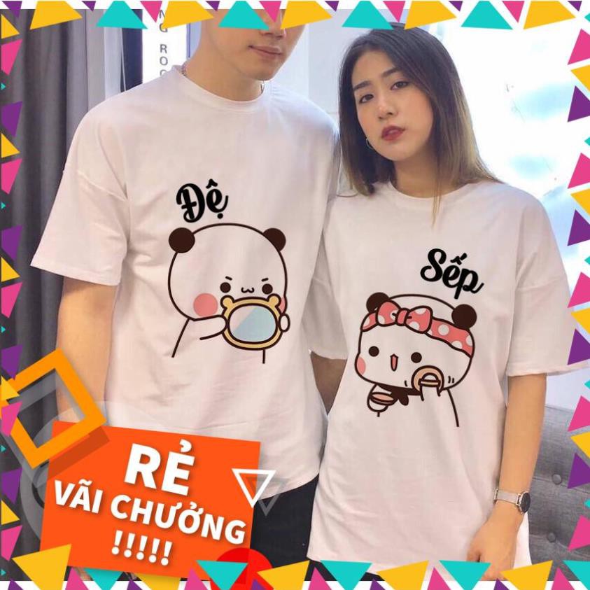 🔥SIÊU SALE🔥 ÁO CẶP GẤU PANDA SẾP ĐỆ CUTE - QUÀ TẶNG VALENTINE ATU02-020320 [CHỈ TỪ 79K/ 1 ÁO]