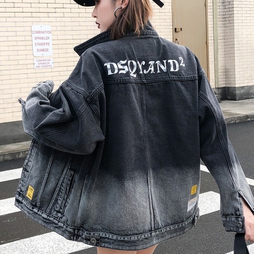Áo Khoác Jeans Loang Ulzzang Phong Cách Unisex Cho Cả Nam Và Nữ