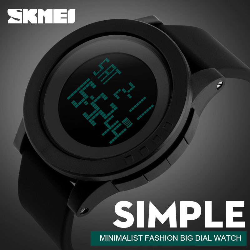 VN SKMEI Men's Sport Casual LED Digital Date Waterproof Quartz Analog Wristwatches