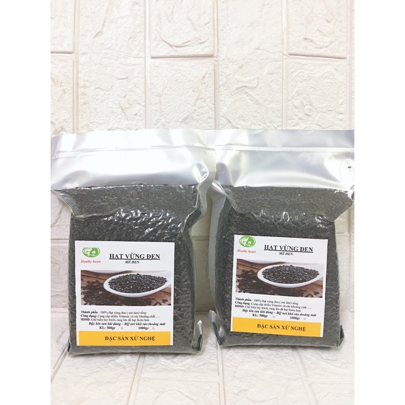 1kg Vừng Đen Nghệ An - hạt mè đen sạch