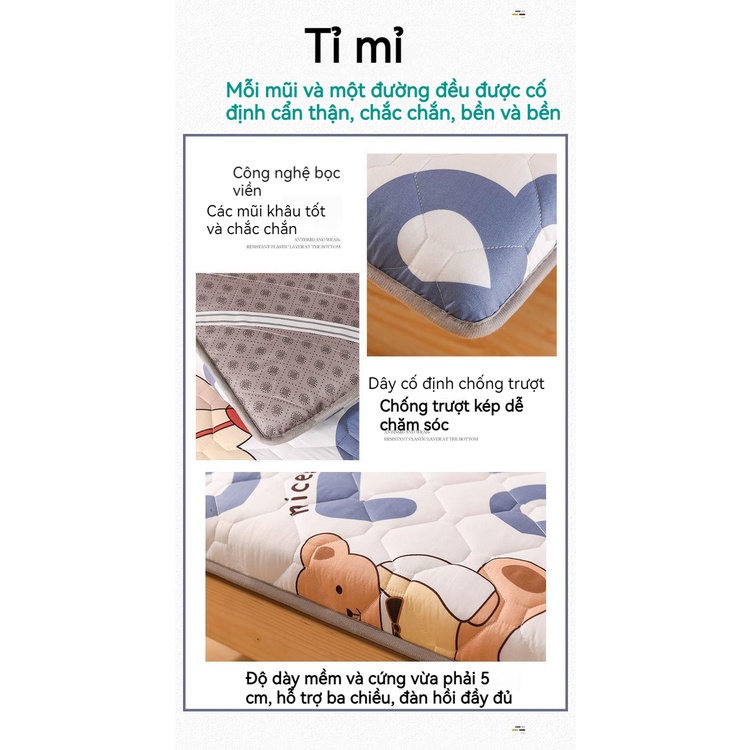 Nệm Ngủ Dày Mềm Mại Dành Cho Giường Đơn / Kí Túc Xá Vào Mùa Hè nệm 1 người