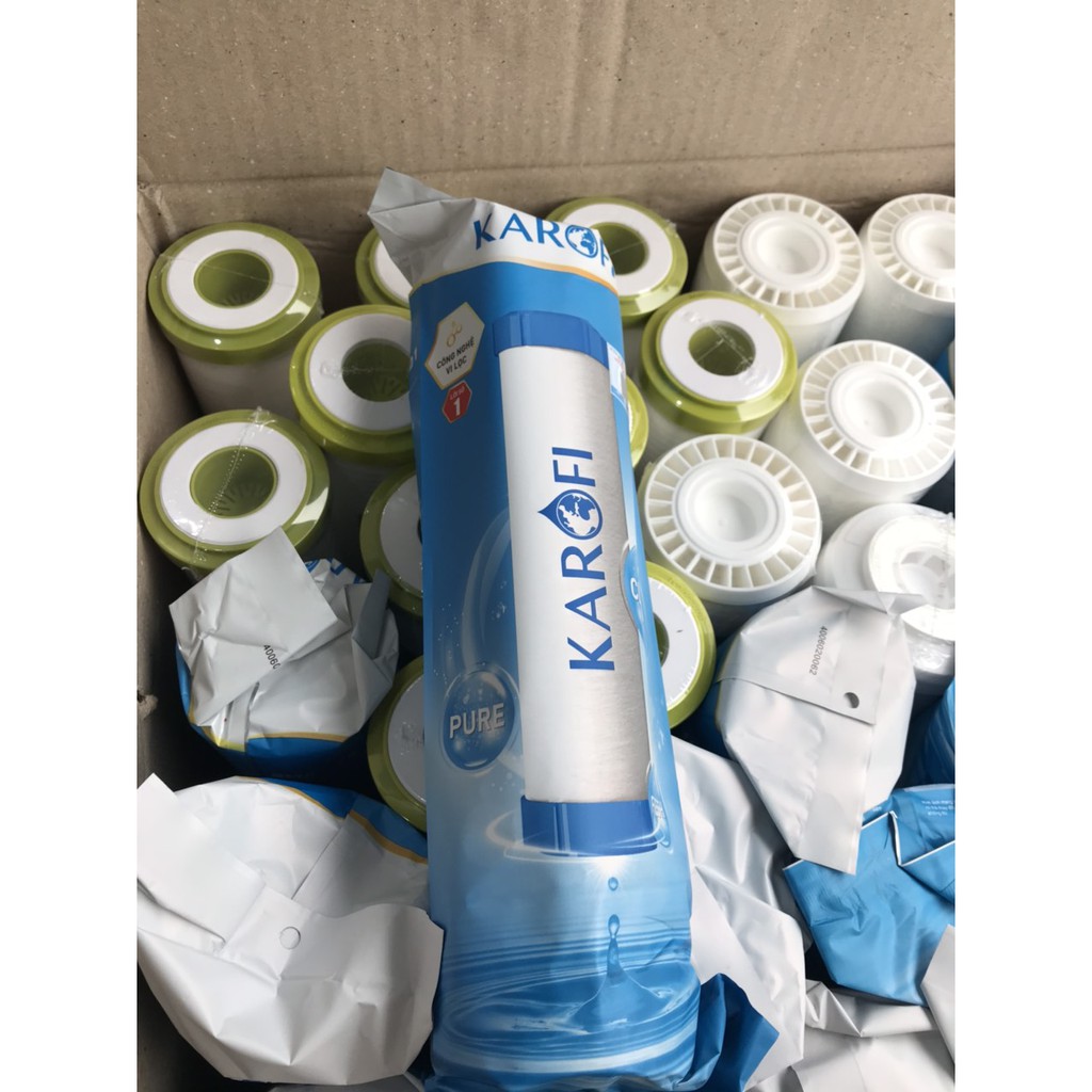 Lõi lọc nước 123 Karofi chính hãng, dùng để thay thế lõi lọc cũ _ Phương Đông
