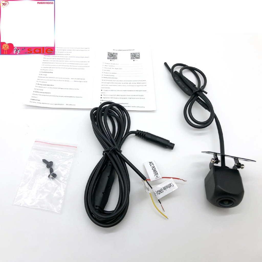 Camera chiếu hậu góc rộng 170 độ kết nối wifi cho xe hơi
 | BigBuy360 - bigbuy360.vn